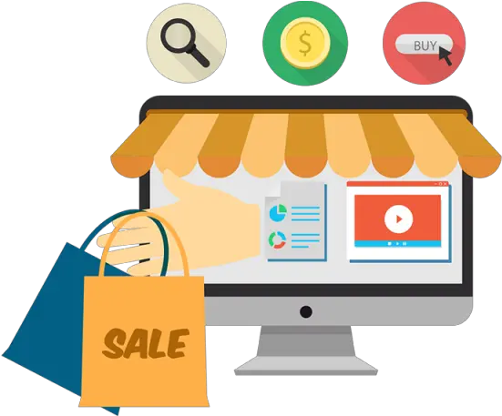 Online Shopping Sale Vector Shopping Sales Vector Png Online Shopping Png