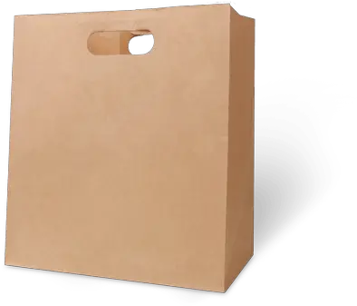 Plain Brown D Cut Paper Bag Capacity 5 Paper Bags Png Paper Bag Png