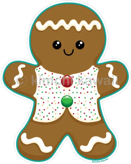 Gingerbread Man Png Galleta De Jengibre Kawaii Gingerbread Man Transparent