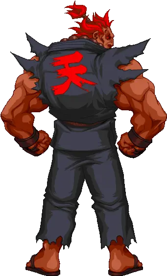 Akuma Sirlin Akuma Back Gif Png Akuma Transparent