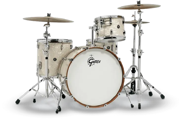 Gretsch Renown Drum Set 3pc 241316 Vintage Pearl Gretsch Drums Renown Png Drum Set Png