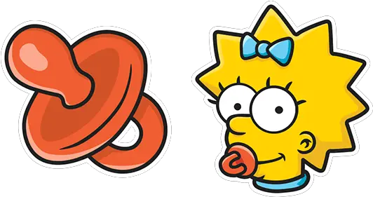 The Simpsons Maggie Pacifier Cursor U2013 Custom Browser Simpsons Pacifier Png Pacifier Png