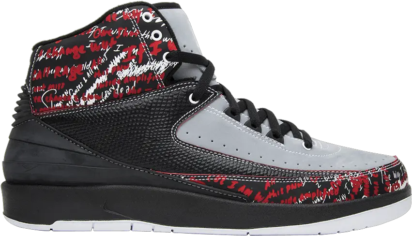 Air Jordan 2 Retro U0027eminemu0027 Air Jordan 308308 002 Goat Jordan Sneakers Png Eminem Png