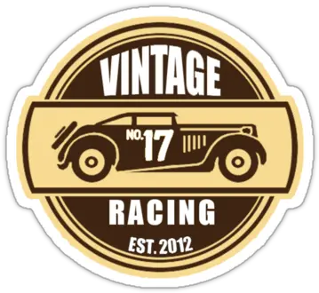 Vintage Racing Seal Logo Ilustrasi Mobil Jg 1 Png West Coast Customs Logo