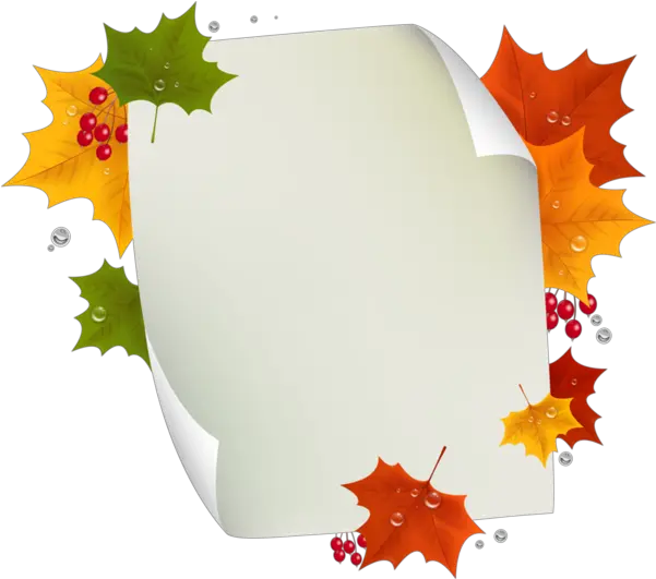 Fall Leaf Clip Art Png Parchemins Leaf Clipart Frame Fall Leaves Clipart Png