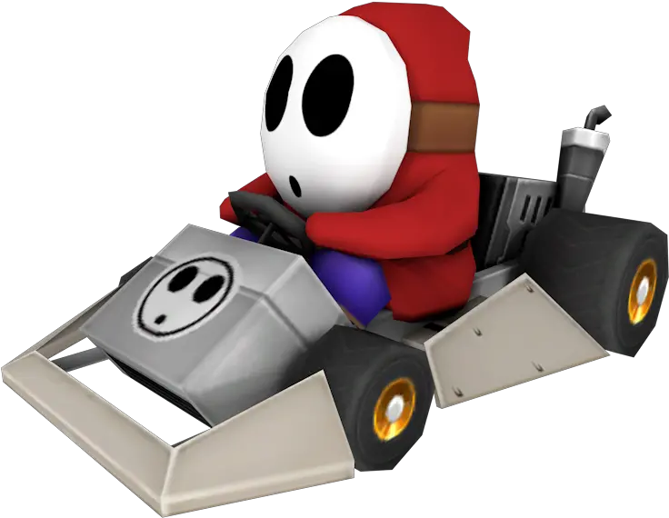 Wii Shy Guy Mario Kart Transparent Png Shy Guy Png