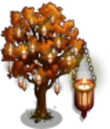 Halloween Lantern Tree Farmville Wiki Fandom Png