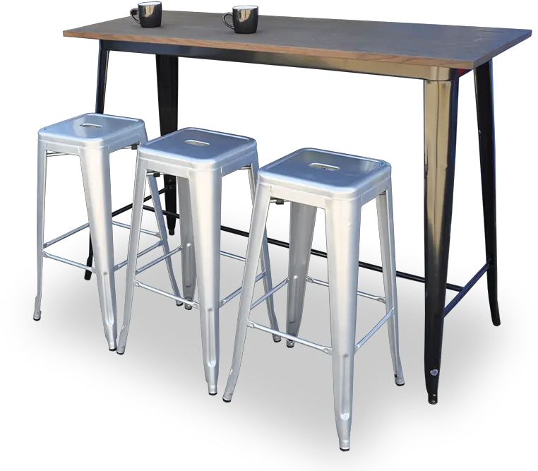 Replica Tolix Bar Stools Stainless Steel High Table Legs Png Bar Table Png