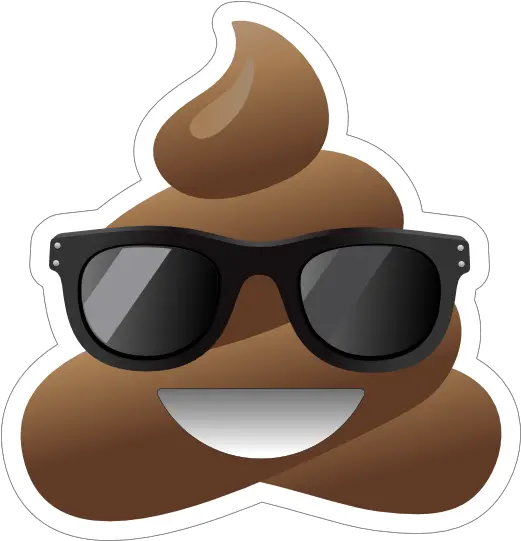 Sunglasses Poop Emoji Sticker Poop Emoji With Sunglasses Png Sunglasses Emoji Png
