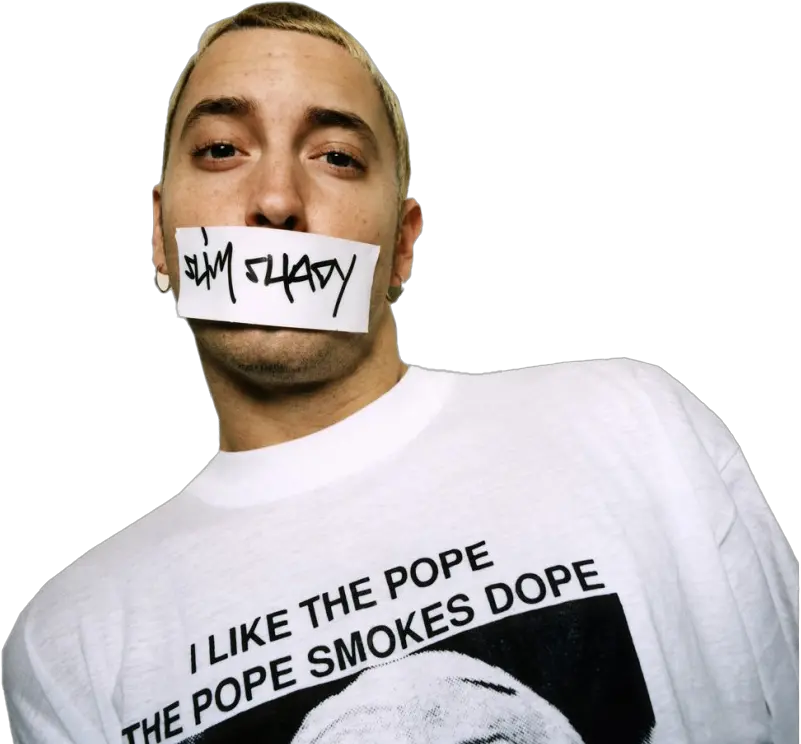 Rap God Eminem Png High Quality Image Png Arts Like The Pope Smokes Dope Rap Png