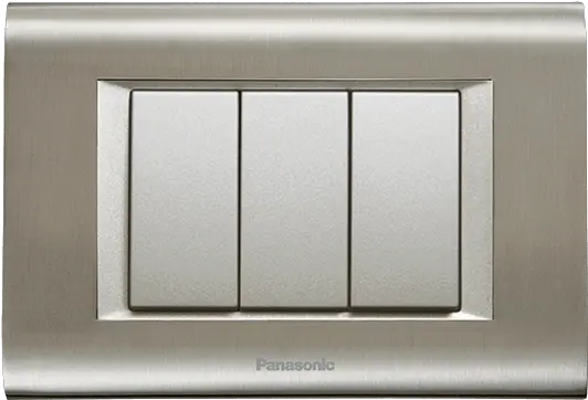 Switch Socket Thea Sistema Inox Frames Panasonic Switch And Sockets Png Light Switch Png