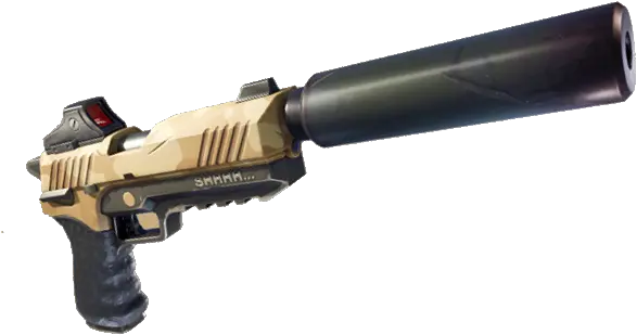 Fortnite Silenced Pistol Png Picture Fortnite Suppressed Pistol Background Fortnite Pistol Png