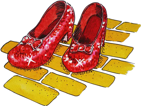 Wonderful Wizard Of Oz Carry Yellow Brick Road Clipart Png Ruby Slippers Png