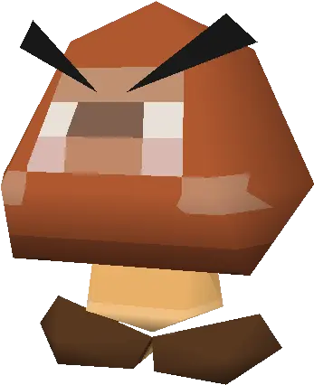 Super Mario 64 Ds Low Poly Ds Png Goomba Png