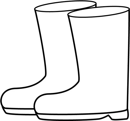 Cowboy Boots Clipart Black And White C 133478 Png Black And White Boot Cowboy Boot Png