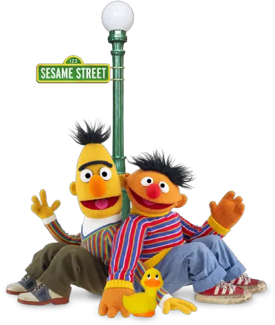 Sesame Street Earnie And Bert Married Png Ernie Png