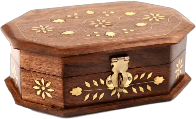 Wooden Jewelry Box Transparent Png Stickpng Wood Jewelry Box Design Box Transparent Background