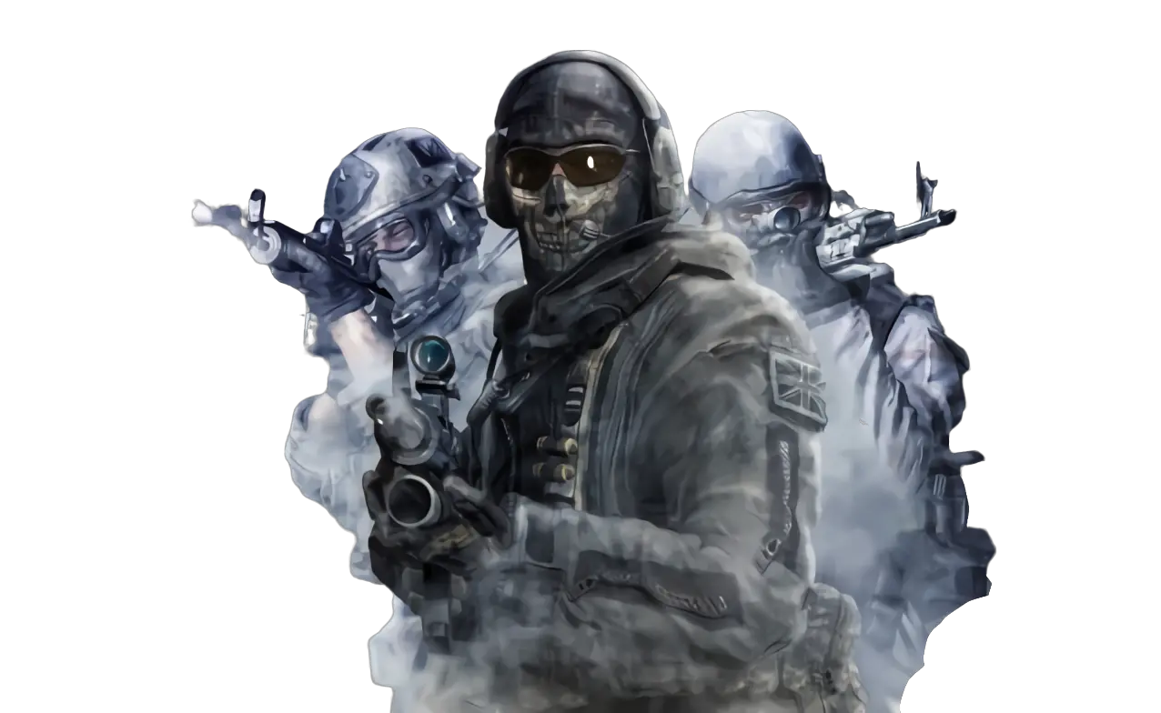 Download Hd Cod Modern Warfare Ghost Task Force 141 Png Call Of Duty Modern Warfare Png