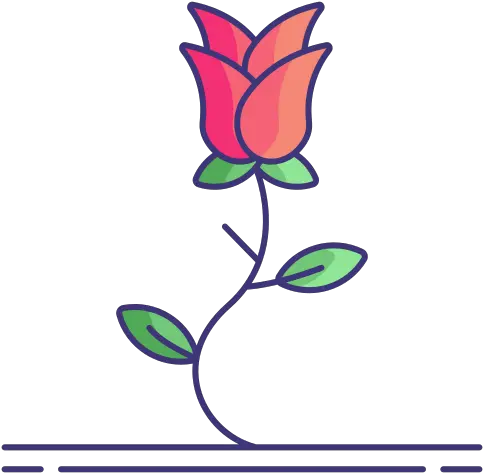 Rose Free Nature Icons Floral Png Rose Flower Icon