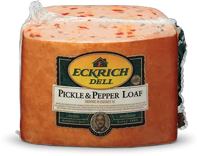 Eckrich Deli Meats Pickle Loaf And Pimento Pickle And Pimento Loaf Png Pickle Transparent