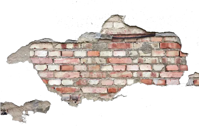 High Resolution Textures For 3d Artists Damaged Wall Png Broken Brick Wall Png