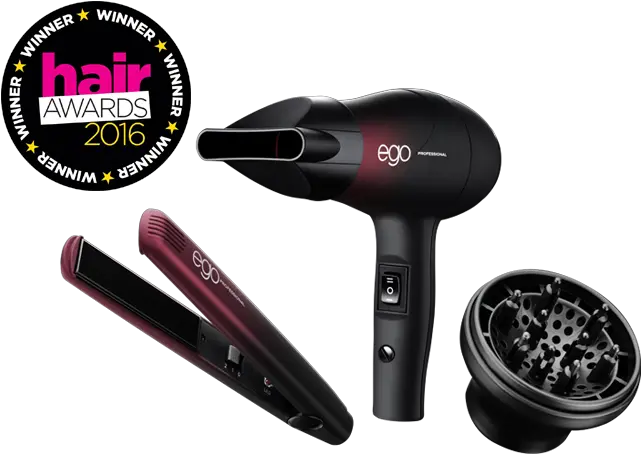 Ego Triphairdryer Elite Traveler Mini Hair Dryer And Straightener Travel Set Ghd Png Hair Dryer Png