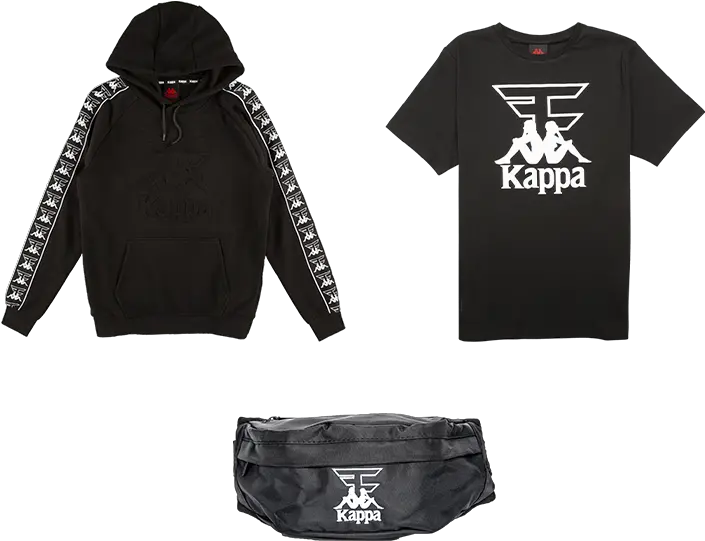 Faze Kappa Essentials Bundle S In 2020 Black Hoodie Faze Clan X Kappa Hoodie Png Faze Png