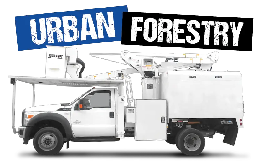 Download Hd Forestry Ford F550 Chipper Truck Transparent Png Forestry Bucket Truck Ford Truck Png