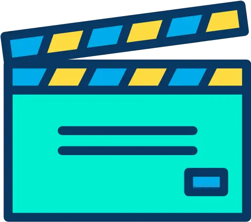 Clapperboard Free Cinema Icons Horizontal Png Movie Clapper Icon