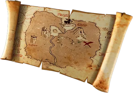 Buried Treasure Fortnite Treasure Map Png Fortnite Map Png