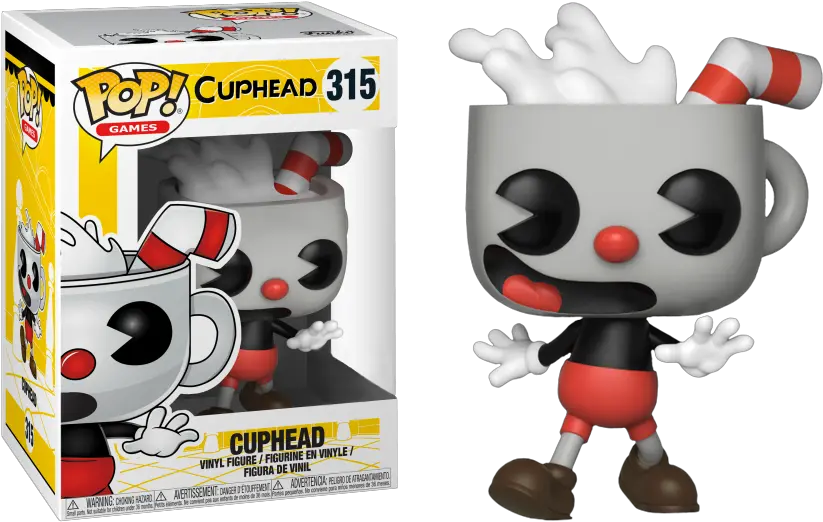 Cuphead Funko Pop New Pose 315 Funko Pop Video Games Png Cuphead Logo Png