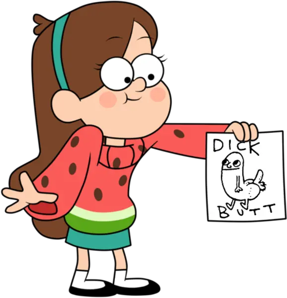 Mabel Pines Dick Butt Mabel Pines With A Dick Png Dickbutt Png