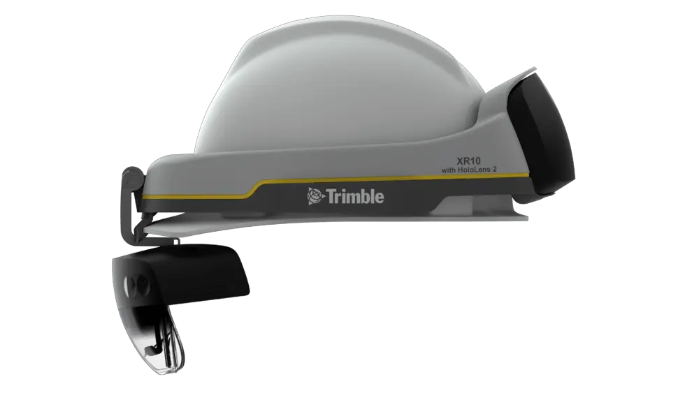 Microsoft And Trimble Made A Hard Hat With Hololens Built In Hololens 2 Trimble Xr10 Png Hard Hat Png