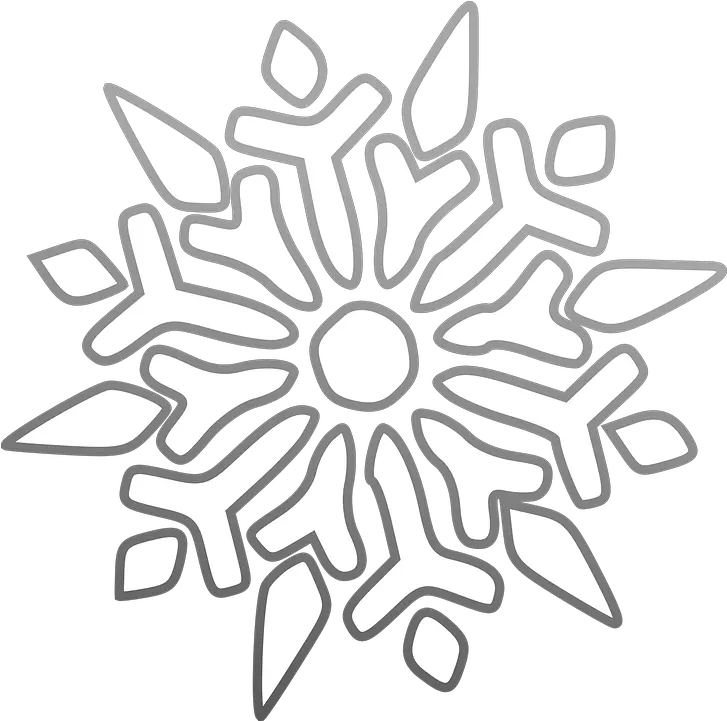 Snowflake Clip Art Easy Mandala Snowflakes Glowing Olivetti Multisumma 24 Pintori Png Snowflake Pattern Png