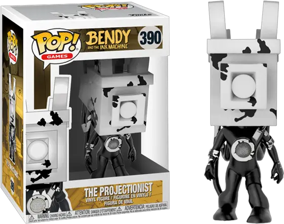 Bendy And The Ink Machine Projectionist Pop Funko Png