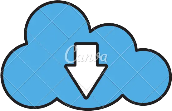 Cloud Storage Icon Canva Vertical Png Icon