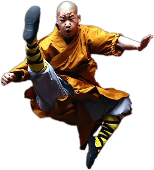 Monkas Monk Meditation Transparent Shaolin Kung Fu Png Monk Png