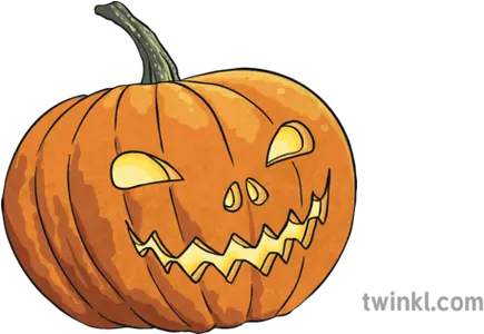 Jack O Lantern Pumpkin Spooky Creepy Scary Halloween Picture Png