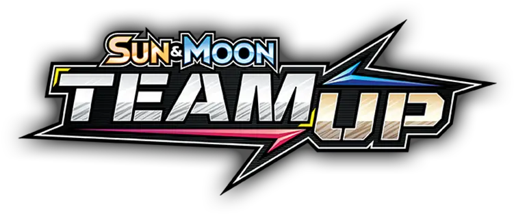 Pokemon Sun And Moon Team Up Booster Box Graphic Design Png Pokemon Ultra Moon Logo