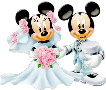 Library Of Mickey And Minnie Wedding Minnie And Mickey Wedding Png Mickey And Minnie Png