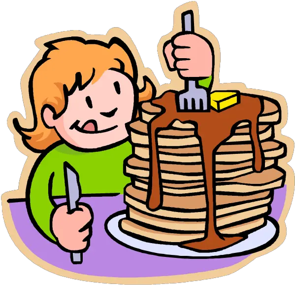 Library Of Free Svg Pancakes Png Files Clip Art Eating Breakfast Pancakes Transparent