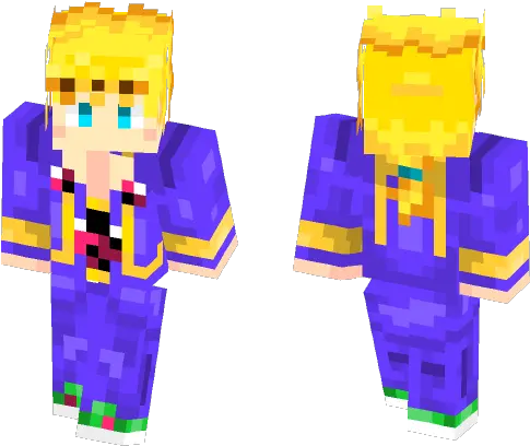 Download Giorno Giovanna Minecraft Skin For Free Giorno Giovanna Minecraft Skin Png Giorno Png