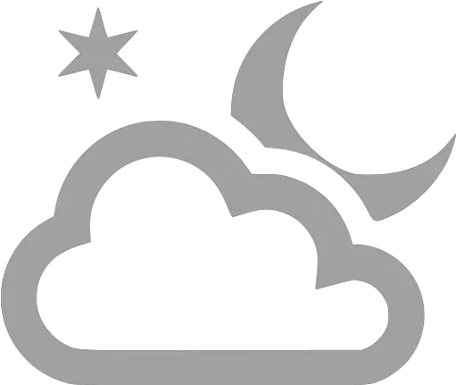 Partly Cloudy Night Icons Images Png Transparent Chicago Flag Skyline Outline Night Icon