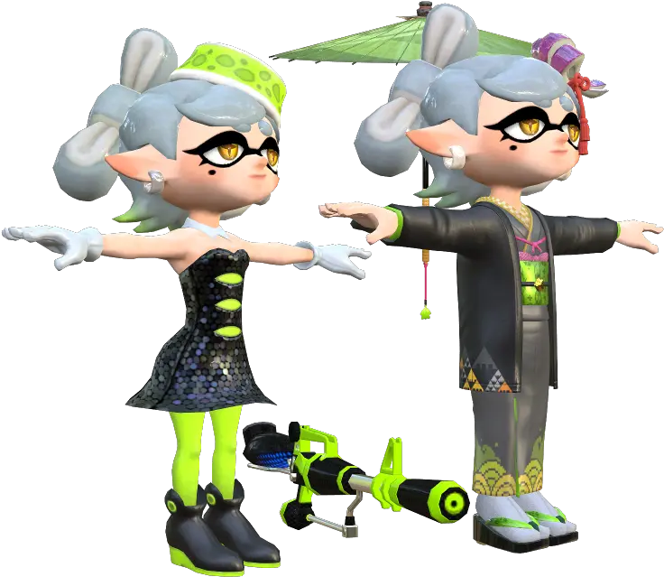 Nintendo Switch Splatoon 2 Marie The Models Resource Splatoon 2 Marie Kimono Png Splatoon 2 Png