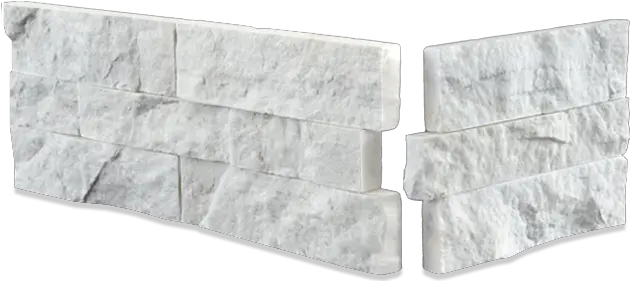 Slim Line Rock Panel In White Quartz Stacked Stone Solid Png Stone Wall Icon