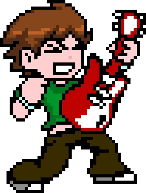 8 Bit Scott Pilgrim Png Image With No Pixel Art Minecraft Anime Pilgrim Png