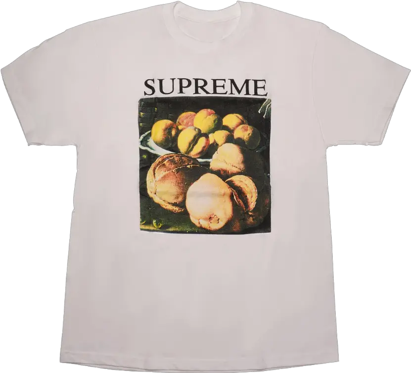 Supreme Still Life Tee White Supreme Still Life Tee Grey Png Supreme Shirt Png