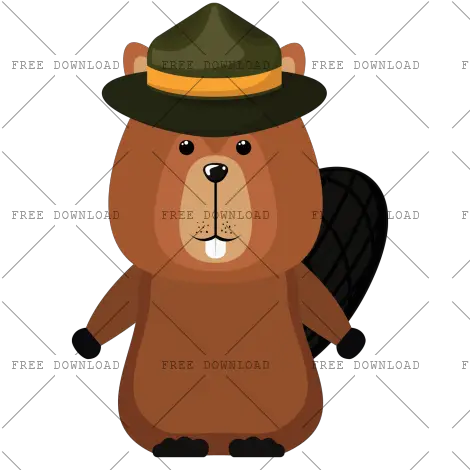Beaver Png Image With Transparent Background Photo 392 Cartoon Fedora Transparent