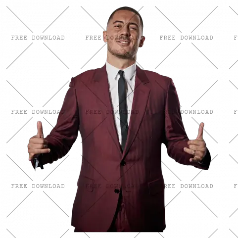 Eden Hazard Hl Png Image With Gentleman Suit Transparent Background