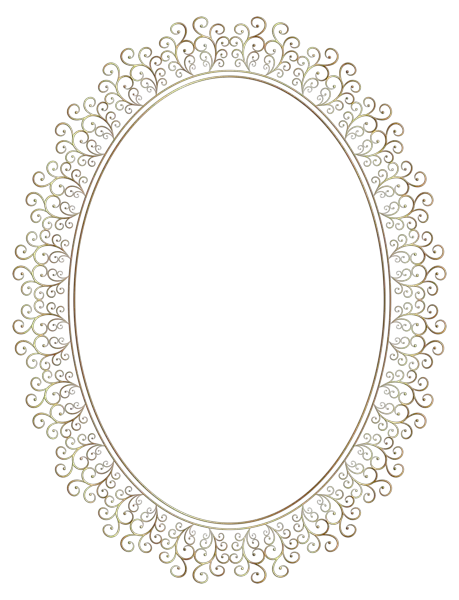 Silver Oval Frame Png Download Circle Oval Frame Png